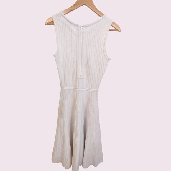 Pink Tartan Fit Flare Skater Dress White - Picture 2 of 3